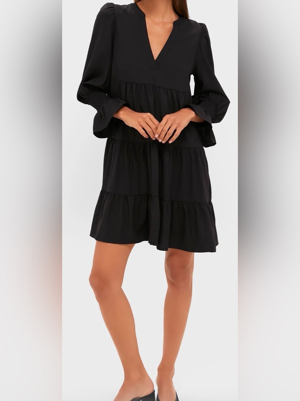 POMANDER PLACE Kenzo Dress Black XXXL Tuckernuck Minimalist Elegance Preppy Boho